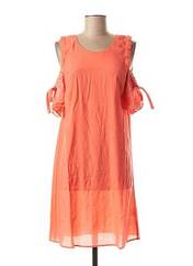 Robe mi-longue orange EVA KAYAN pour femme seconde vue