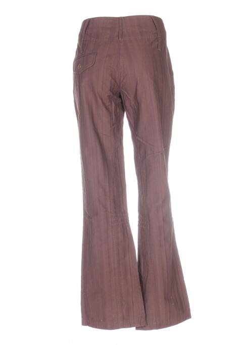 Pantalon droit marron ANTOGNINI JEANS pour femme