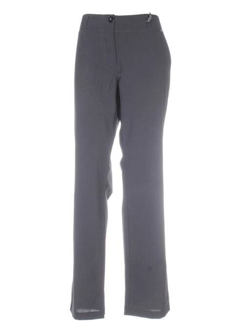 Pantalon droit noir RIVIERES DE LUNE pour femme