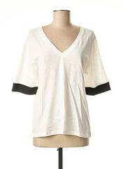 T-shirt blanc ODEMAI pour femme seconde vue