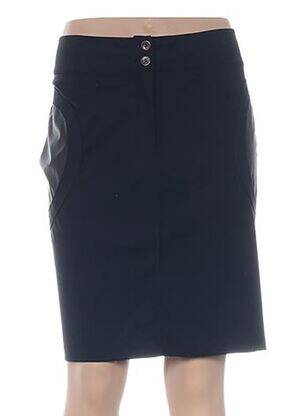 Jupe mi-longue bleu PLATINE COLLECTION femme