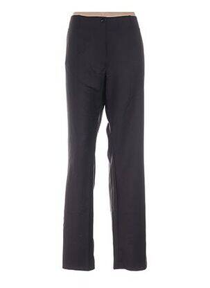 Pantalon droit marron RIVIERES DE LUNE femme