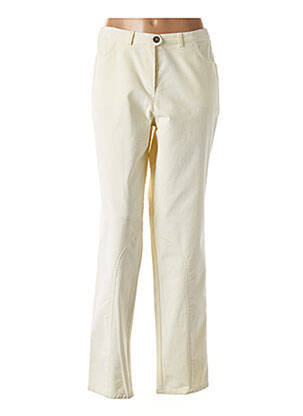 Pantalon droit blanc LORENZO FERRERI pour femme