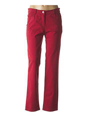 Pantalon droit rouge STARK pour femme seconde vue