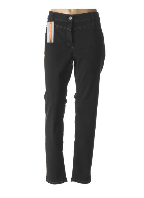 Jeans coupe droite noir ZERRES pour femme