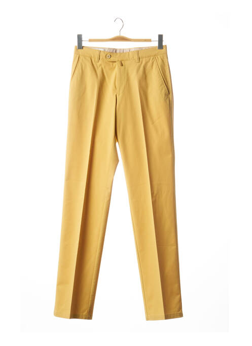 Pantalon chino jaune SAINT HILAIRE pour homme