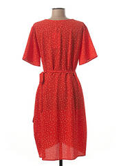 Robe mi-longue orange ICHI pour femme seconde vue