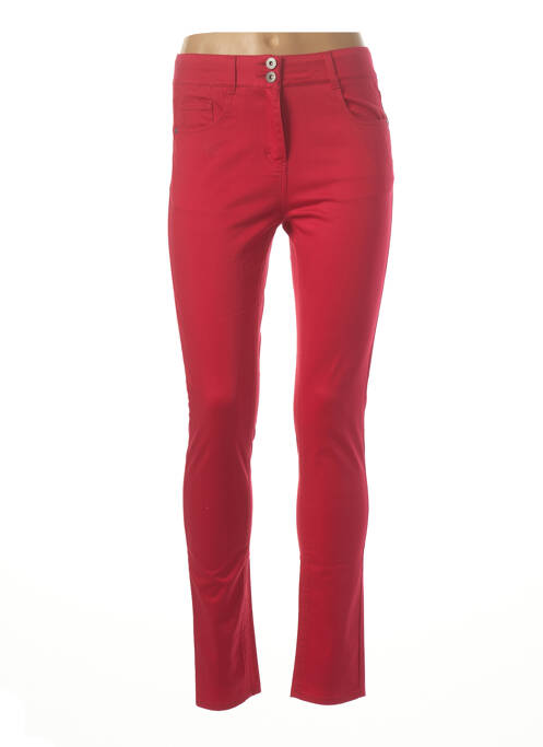 Pantalon slim rouge LOLA ESPELETA pour femme