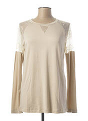 T-shirt beige BLUMARINE pour femme seconde vue