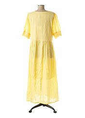 Robe longue jaune KAFFE pour femme seconde vue