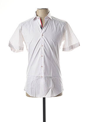 Chemise manches courtes blanc ENZO DI MILANO pour homme