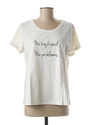 T-shirt gris DAPHNEA pour femme