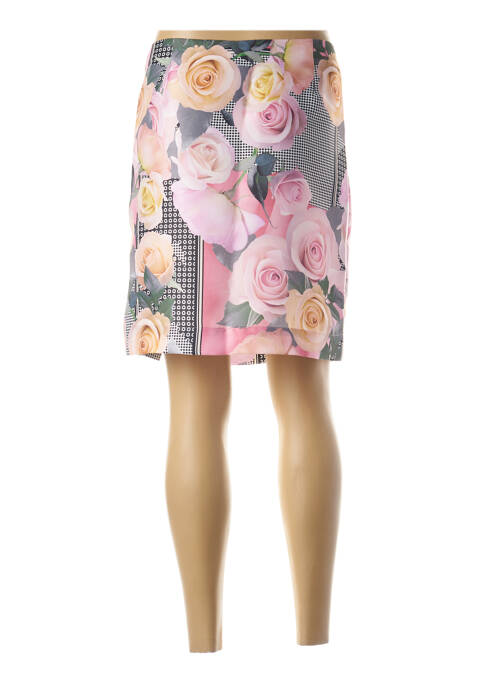 Jupe courte gris BLEU D'AZUR pour femme