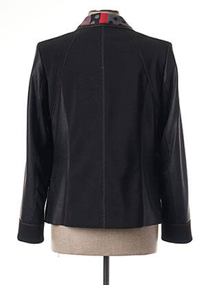 Veste casual epaulette noir FRANCE RIVOIRE femme