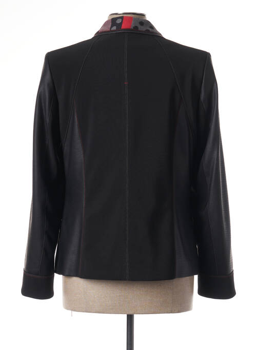 Veste casual epaulette noir FRANCE RIVOIRE femme