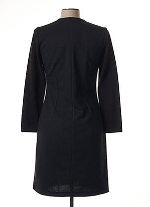 Robe mi-longue manches longues manches longues noir MERI & ESCA femme