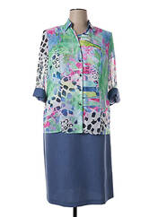 Ensemble robe bleu FRANCE RIVOIRE pour femme seconde vue