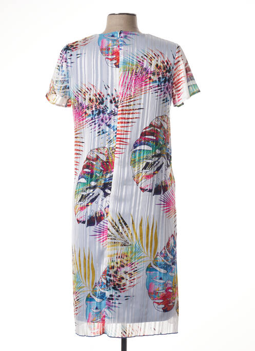 Robe mi-longue bleu GUY DUBOUIS pour femme