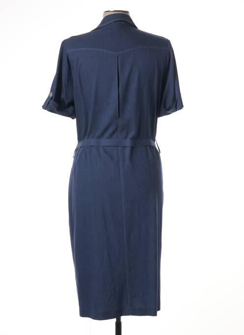 Robe mi-longue bleu GUY DUBOUIS pour femme