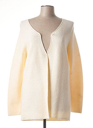 Gilet manches longues stretch beige GUY DUBOUIS femme