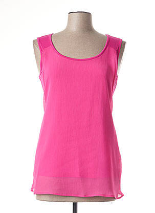 Top stretch sans manche rose MERI & ESCA femme