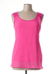 Top tissage jersey sans manche rose MERI & ESCA femme