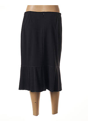 Jupe mi-longue stretch noir FRANCE RIVOIRE femme