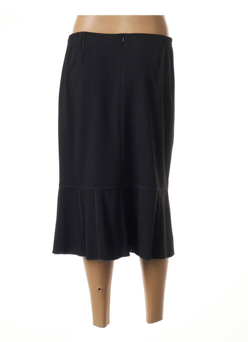 Jupe mi-longue noir FRANCE RIVOIRE pour femme