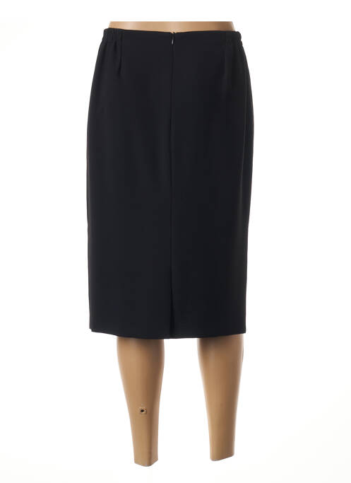 Jupe mi-longue noir GUY DUBOUIS pour femme