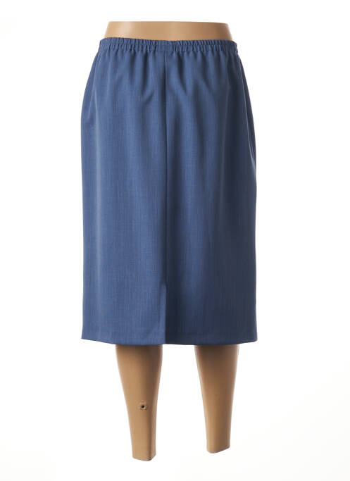 Jupe mi-longue bleu FRANCE RIVOIRE pour femme