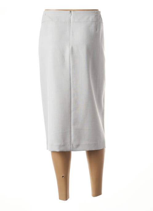 Jupe mi-longue bleu GUY DUBOUIS pour femme