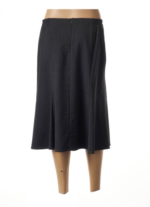 Jupe mi-longue noir GUY DUBOUIS pour femme