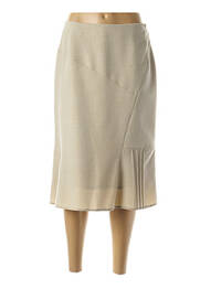 Jupe mi-longue taille normale vert FRANCE RIVOIRE femme