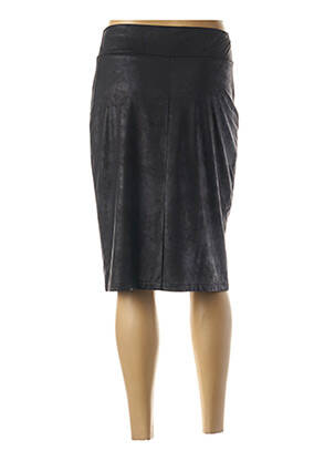 Jupe mi-longue coupe droite noir MERI & ESCA femme