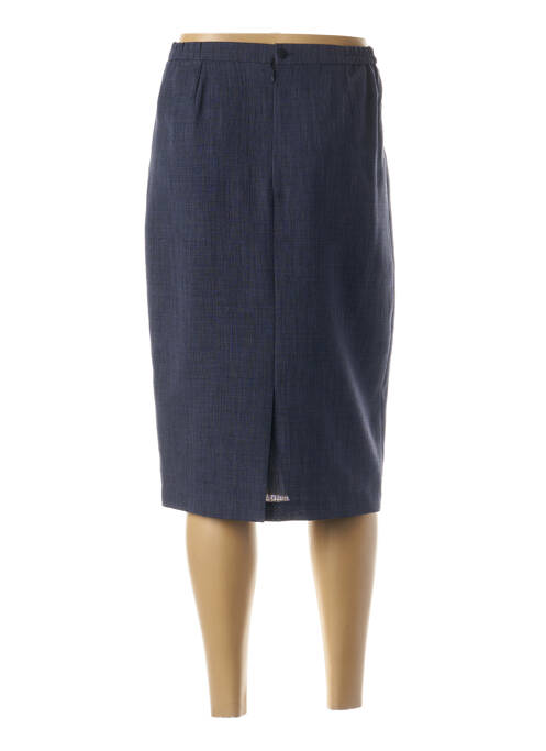 Jupe mi-longue bleu FRANCE RIVOIRE pour femme
