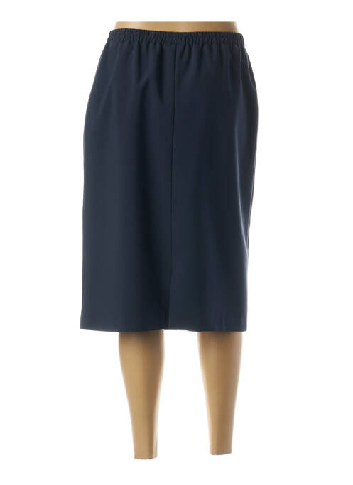 Jupe mi-longue bleu GUY DUBOUIS pour femme