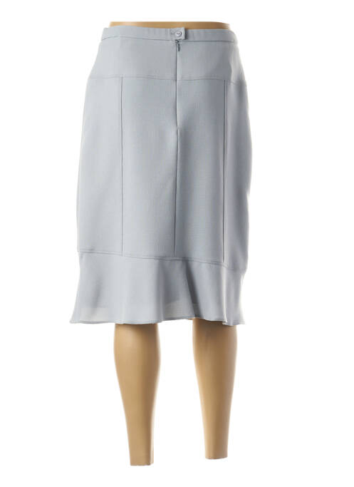 Jupe mi-longue bleu GUY DUBOUIS pour femme