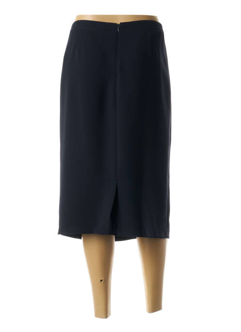 Jupe mi-longue bleu GUY DUBOUIS pour femme