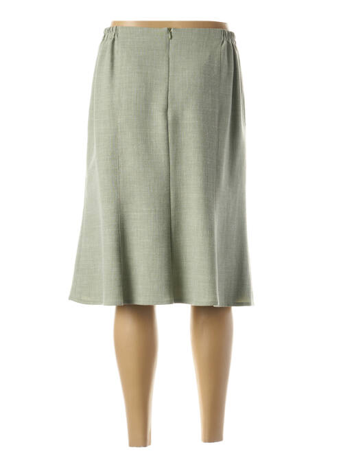 Jupe mi-longue vert FRANCE RIVOIRE pour femme