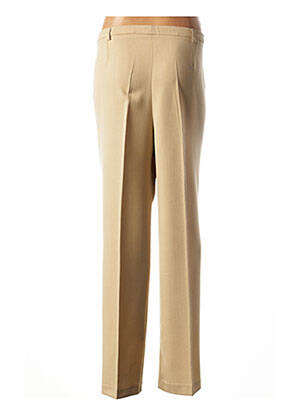 Pantalon droit taille élastique taille normale beige GUY DUBOUIS femme