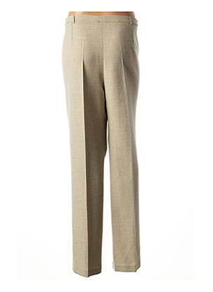Pantalon droit stretch taille normale vert GUY DUBOUIS femme