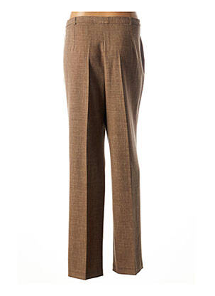 Pantalon droit taille élastique taille normale marron GUY DUBOUIS femme