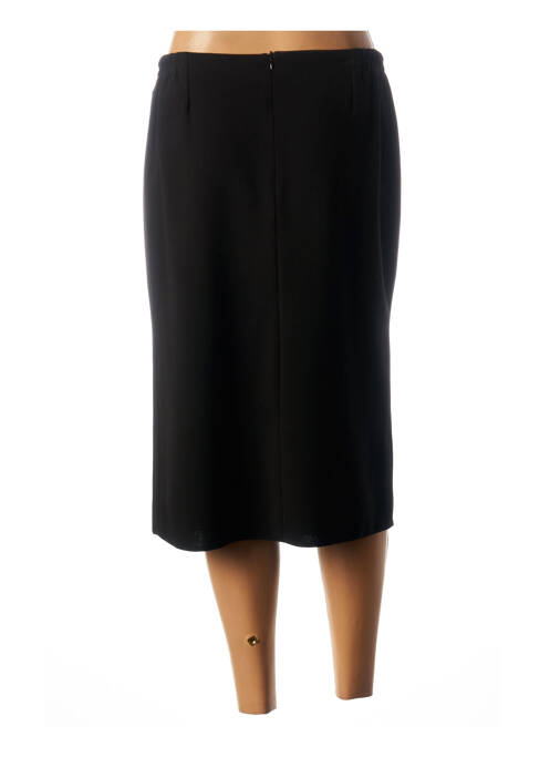 Jupe mi-longue noir GUY DUBOUIS pour femme