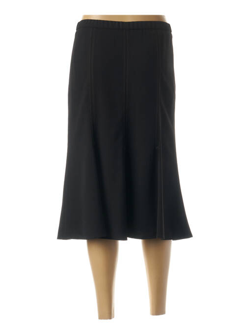 Jupe mi-longue noir FRANCE RIVOIRE pour femme