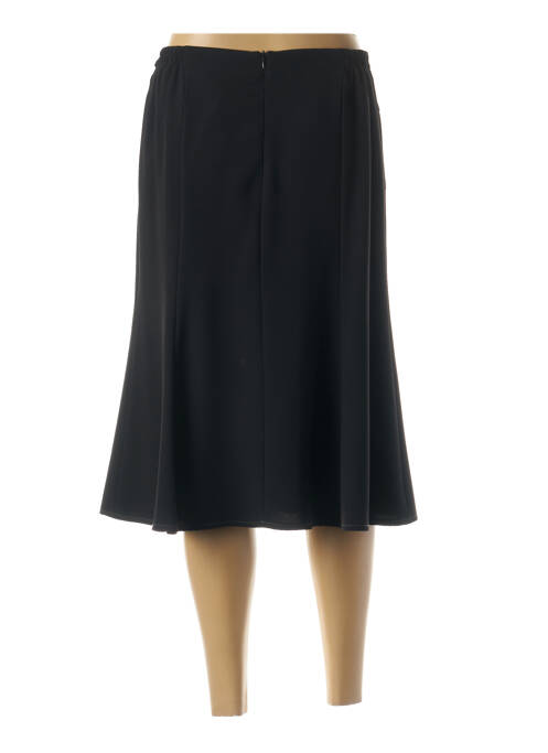 Jupe mi-longue noir GUY DUBOUIS pour femme