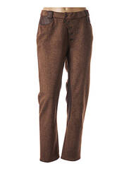 Pantalon droit marron MERI & ESCA pour femme seconde vue