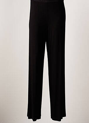 Pantalon large noir DIDIER PARAKIAN pour femme