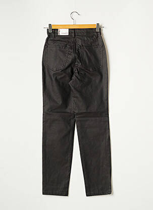 Pantalon droit stretch taille haute noir ONLY femme