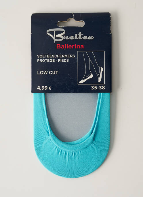 Chaussettes bleu BREITEX pour femme