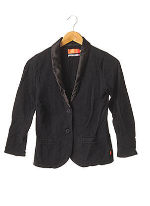 Veste casual coupe cintrée noir LE TEMPS DES CERISES femme